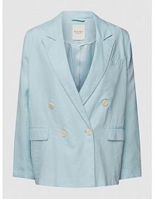 Żakiet z kieszeniami z patką model Sonjas Part Two niebieski EAN 30307749