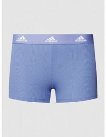 Majtki z elastycznym paskiem z logo adidas Sportswear niebieskie damskie EAN 4A1H74