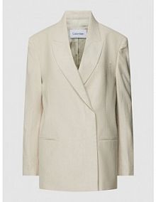 Żakiet z kołnierzem z połami model TAILORED Calvin Klein Womenswear beżowy EAN K20K205225