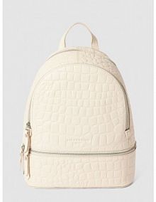 Plecak z detalem z logo model ALITA CROCO liebeskind berlin biały damski EAN 2123755