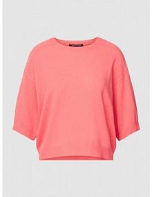 T-shirt z imitacji dzianiny LUISA CERANO różowy damski EAN 178221 5871