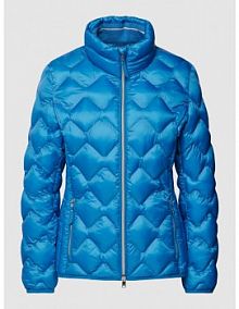 Kurtka pikowana z zamkiem błyskawicznym dwustronnym model BERN BRAX niebieska damska EAN 92-6368 95979140