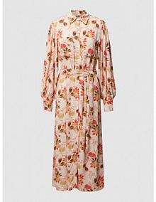 Sukienka midi z kwiatowym wzorem na całej powierzchni model EMMERSON MOS MOSH różowa EAN 151310