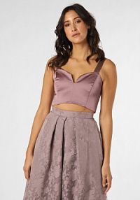 Gorset  Kobiety Satyna lila/różowy jednolity 36 Swing damski