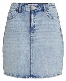 Spódnica jeansowa Vila niebieska 