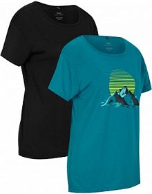 T-shirt funkcyjny, krótki rękaw, szybko schnący (2 szt.)  damski Bonprix