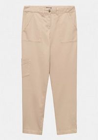 Spodnie ULLA POPKEN beżowe damskie