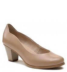 Półbuty na obcasie Lasocki beżowe