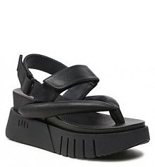 Sandały na obcasie United Nude czarne