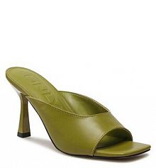 Klapki eleganckie ONLY Shoes zielone