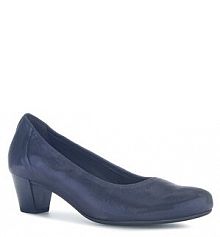 Półbuty na obcasie Gabor granatowe