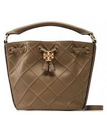 Worek Tory Burch brązowy