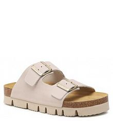 Klapki basenowe Dr. Brinkmann écru damskie