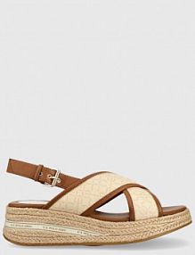 Espadryle na koturnie U.S. Polo Assn.  brązowe GLORY005W.3Y1
