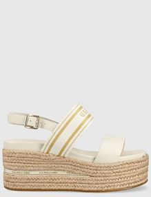 Espadryle na koturnie U.S. Polo Assn.  beżowe LOREN006W.3YT