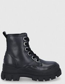 Botki Buffalo  czarne damskie 1622049