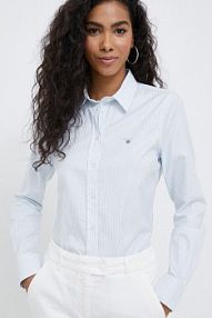 Koszula z długim rękawem Gant  niebieska 4320000