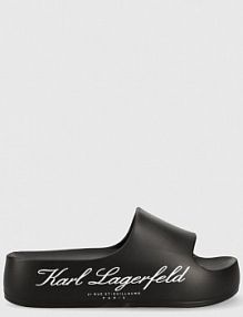 Klapki Karl Lagerfeld  czarne damskie KL86000.VG0