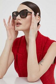 Okulary Tom Ford  brązowe damskie FT1008.5552F