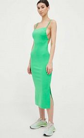 Sukienka maxi 4F  zielona SS23TDREF052