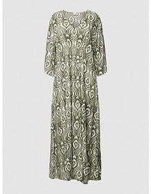 Długa sukienka z plisami model Soonoma JC Sophie zielona EAN S8080