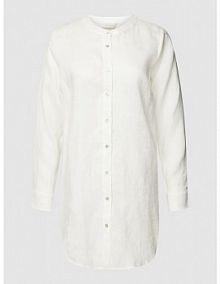 Bluzka koszulowa z okrągłym dekoltem model Scala JC Sophie biała damska EAN S8026