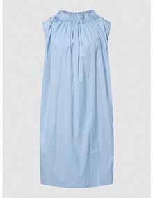 Sukienka o długości do kolan ze stójką model Sage JC Sophie niebieska EAN S8007