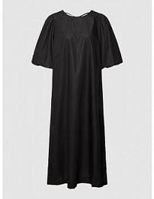 Sukienka midi z bufiastymi rękawami model Bamela FREE/QUENT czarna EAN 201640