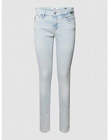 Jeansy o kroju skinny fit z wpuszczanymi kieszeniami model ADRIANA Mavi Jeans niebieskie damskie EAN 1072883476