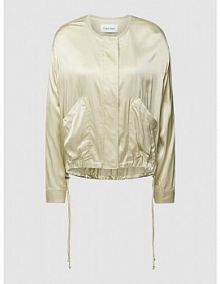 Bomberka z nakładanymi kieszeniami Calvin Klein Womenswear zielona EAN K20K205173