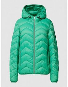 Kurtka pikowana z kapturem Fransa zielona damska EAN 20609336