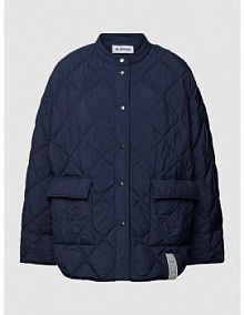 Kurtka pikowana z kieszeniami z patką model BRUNA IQ Studio granatowa damska EAN 2050