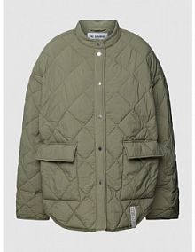 Kurtka pikowana z kieszeniami z patką model BRUNA IQ Studio oliwkowa damska EAN 2050