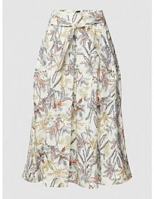 Spódnica z materiałowym paskiem Windsor niebieska EAN 30037325