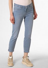 Jeansy    Perfect Shape 7/8 Zip niebieskie TONI damskie