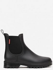 Czarne kalosze Sztyblety z Wstawkami Alemeda Renee damskie