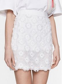 Spódnica ołówkowa Silvian Heach biała 