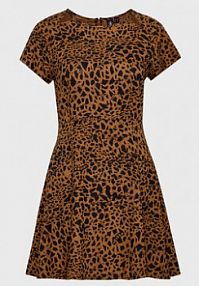 Sukienka codzienna Volcom brązowa 