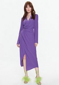 Sukienka koktajlowa Silvian Heach fioletowa 