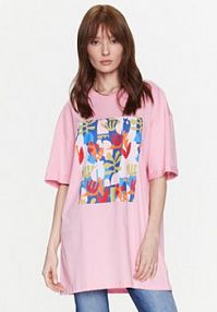 T-shirt LTB różowy damski 