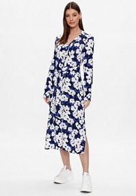 Sukienka United Colors Of Benetton granatowa Koszulowa