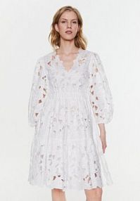 Sukienka codzienna Red Valentino biała 