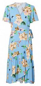 Sukienka codzienna YAS niebieska 