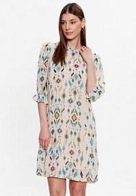 Sukienka codzienna Cream niebieska 