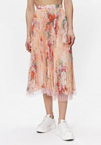 Spódnica TWINSET pomarańczowa Plisowana