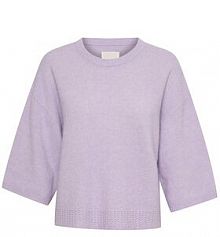 Sweter Part Two fioletowy damski 