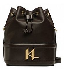 Worek KARL LAGERFELD brązowy Torebka