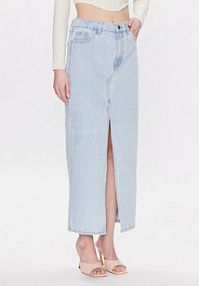 Spódnica jeansowa Edited niebieska 