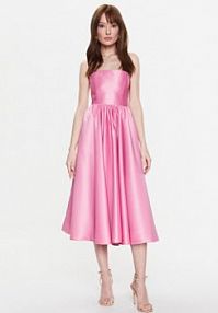Sukienka koktajlowa PINKO różowa Aminga 100298 A0I0  Regular Fit