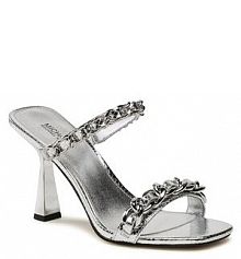 Klapki eleganckie MICHAEL Michael Kors srebrne